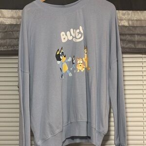 Women's Long Sleeve Tee - Blue